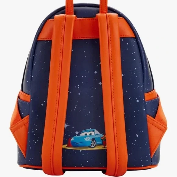 Loungefly Disney Pixar Moments Cars Cozy Cone Mini Backpack & Wallet Set - Picture 5 of 13